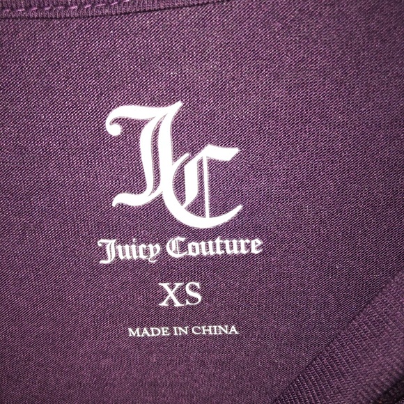 NWT Juicy Couture Plum/Purple Top - Picture 4 of 5